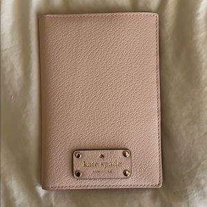 Light pink Kate Spade Passport wallet